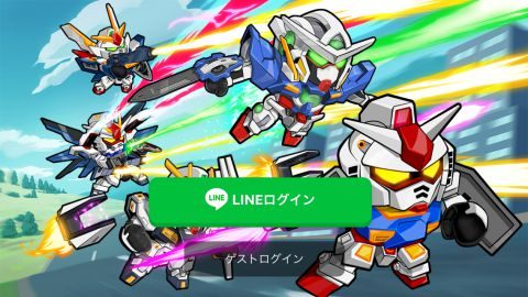 タイトルでLINEログインとゲストログインを選択可能