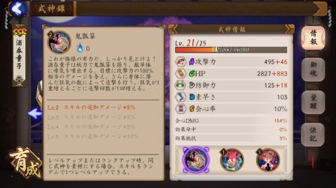 スキルレベルにより追加ダメージでが強化される