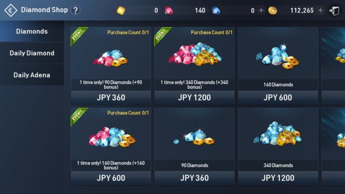 レッドダイヤとブルーダイヤ