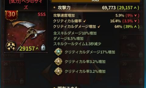 【HIT（ヒット）】装備の超越の方法と性能、恩恵について